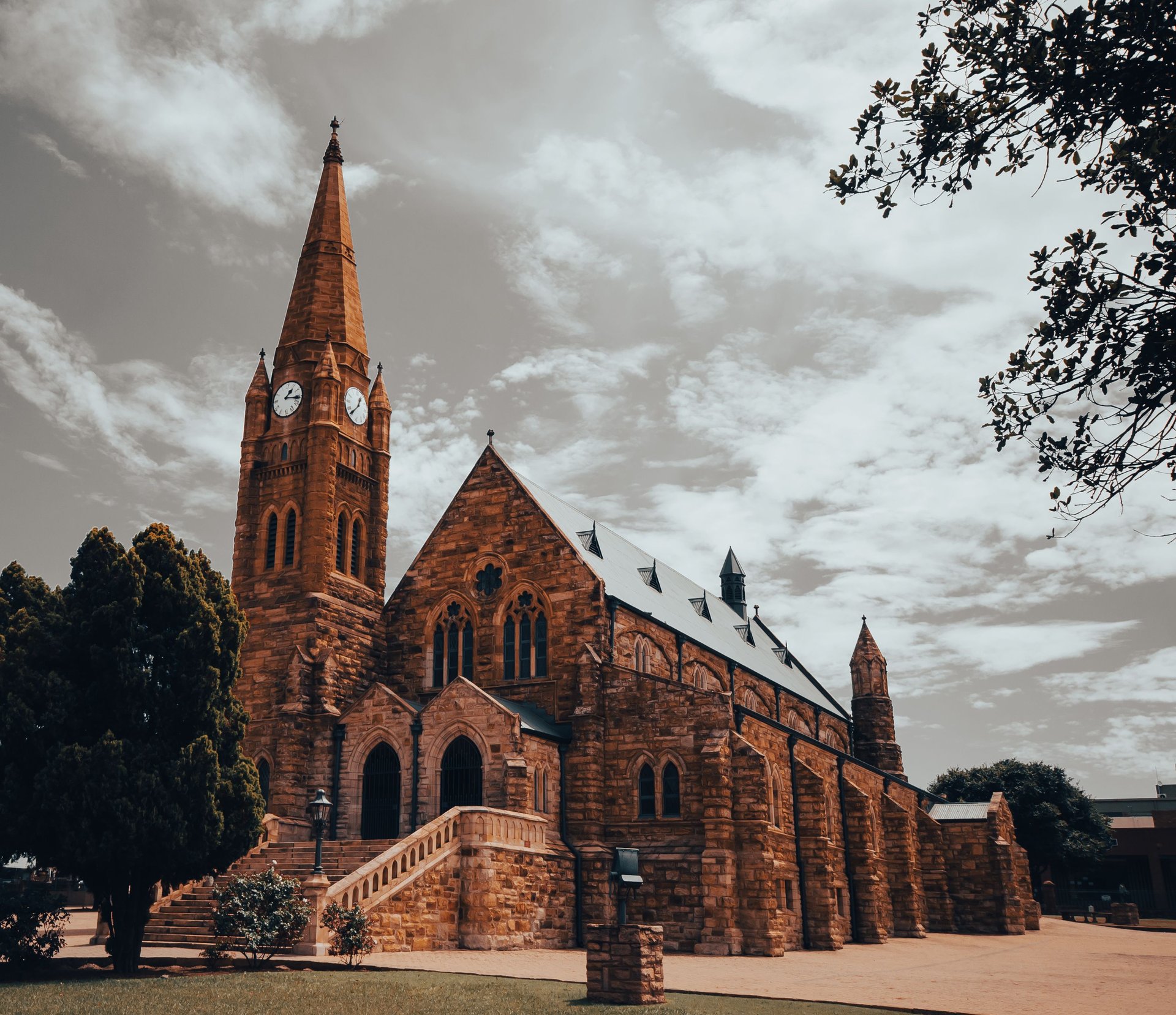 Beautiful church building exterior
